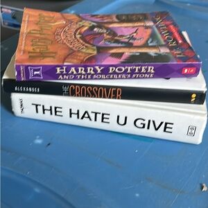 Harry Potter, The Crossover, The Hate U Give Book Set